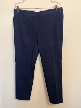 J.Crew Navy City Fit Stretch Pants Size 12 Clean Girl Capsule